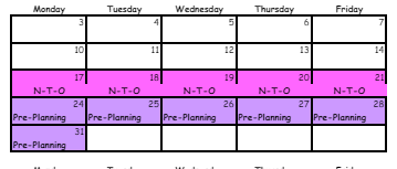 District School Academic Calendar for Morrow Middle School for July 2023