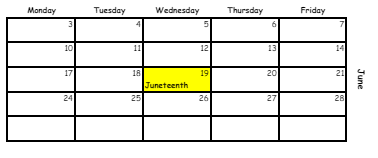 District School Academic Calendar for Roberta T. Smith Elementary School for June 2024