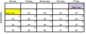 District School Academic Calendar for West Clayton Elementary School for September 2023