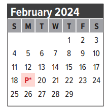 District School Academic Calendar for Henry Bauerschlag Elementary Schoo for February 2024