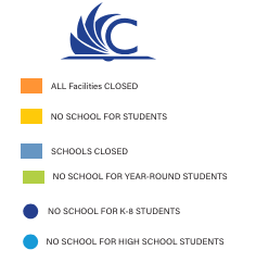 District School Academic Calendar Legend for Collinwood High School