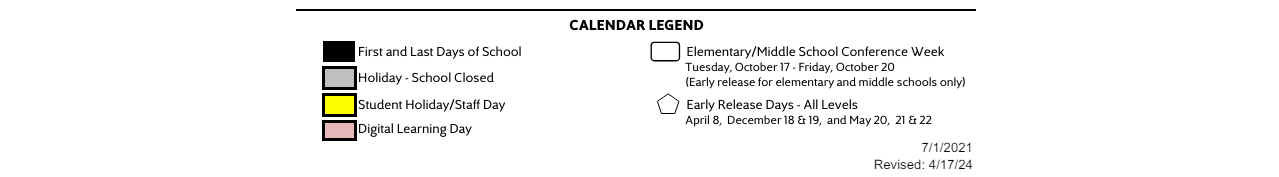 District School Academic Calendar Key for Addison Elementary School