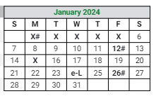 District School Academic Calendar for Concord Community High School for January 2024