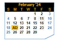 District School Academic Calendar for Covington Elementary School for February 2024