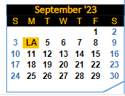 District School Academic Calendar for Covington Elementary School for September 2023