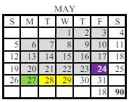 District School Academic Calendar for Poplar Road Elementary School for May 2024