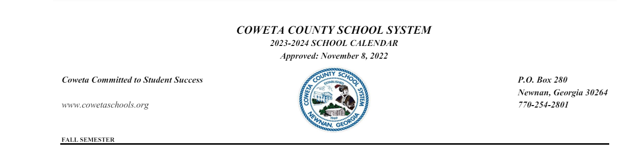 District School Academic Calendar for Willis Road Elementary