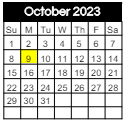 District School Academic Calendar for Hope Highlands Elementary School for October 2023
