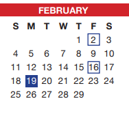 District School Academic Calendar for Sue Crouch Intermediate School for February 2024