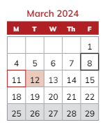District School Academic Calendar for Jerry Ross Elementary School for March 2024