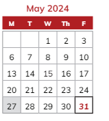 District School Academic Calendar for Jerry Ross Elementary School for May 2024