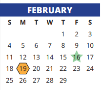 District School Academic Calendar for Sampson Elementary for February 2024
