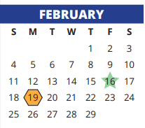 District School Academic Calendar for Lowery Elementary School for February 2024