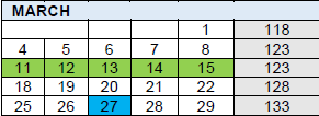 District School Academic Calendar for Frank L Smart Intermediate for March 2024