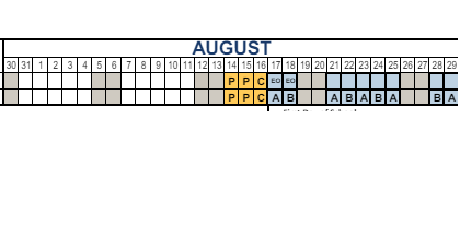 District School Academic Calendar for Adelaide School for August 2023