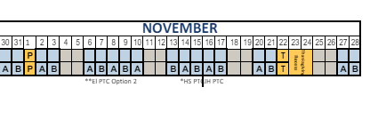 District School Academic Calendar for Adelaide School for November 2023