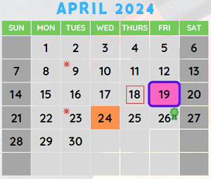 District School Academic Calendar for Decatur Area Technical Academy for April 2024
