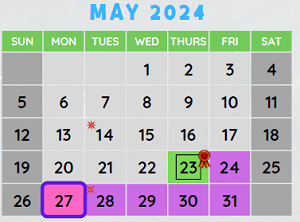 District School Academic Calendar for Decatur Area Technical Academy for May 2024