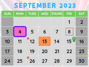 District School Academic Calendar for Decatur Area Technical Academy for September 2023