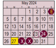District School Academic Calendar for Carpenter Elementary for May 2024