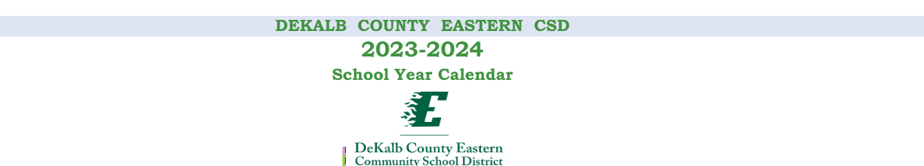 District School Academic Calendar for Northeast In Spec Ed Coop
