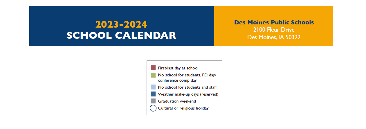 District School Academic Calendar Key for Carver Elementary