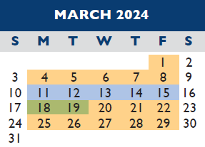 District School Academic Calendar for Carver Elementary for March 2024