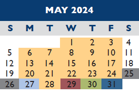 District School Academic Calendar for Carver Elementary for May 2024