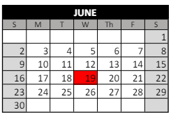 District School Academic Calendar for Dorsett Shoals Elementary School for June 2024