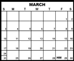 District School Academic Calendar for Duluth Online Program for March 2024