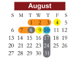 District School Academic Calendar for Hastings Elementary for August 2023