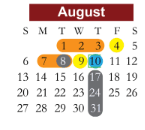 District School Academic Calendar for Merrifield Elementary for August 2023
