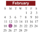 District School Academic Calendar for Merrifield Elementary for February 2024