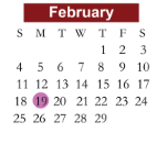 District School Academic Calendar for Hardin Intermediate for February 2024