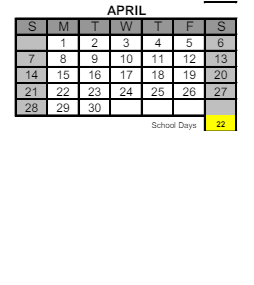 District School Academic Calendar for Liberty Intermediate School for April 2024