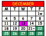 District School Academic Calendar for Andrew A. Robinson Elementary School for December 2023