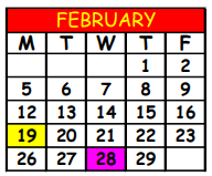 District School Academic Calendar for Andrew A. Robinson Elementary School for February 2024