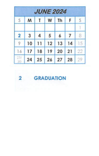 District School Academic Calendar for Avilla Elem & Middle Sch for June 2024