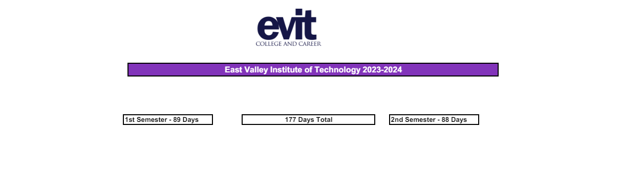 District School Academic Calendar Key for Evit Hamilton