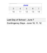 District School Academic Calendar for Ruby Valley Elementary School for June 2024