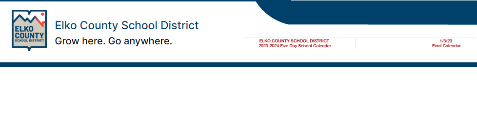 District School Academic Calendar Key for Ruby Valley Elementary School