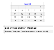 District School Academic Calendar for Ruby Valley Elementary School for March 2024
