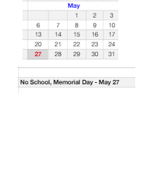 District School Academic Calendar for Ruby Valley Elementary School for May 2024