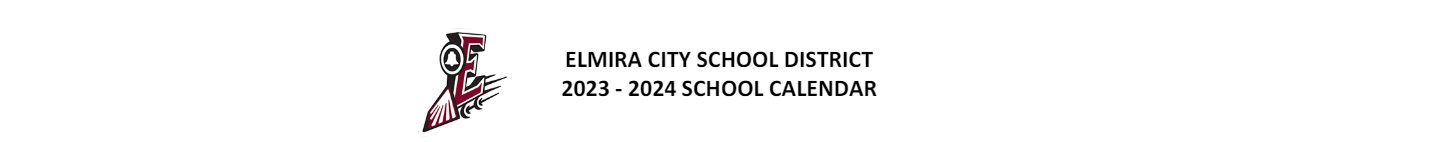 District School Academic Calendar for Elmira Alternative High School