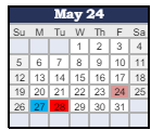 District School Academic Calendar for Edgewood Elementary School for May 2024