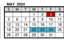 District School Academic Calendar for Vogel Elementary School for May 2024