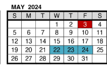 District School Academic Calendar for Perry Heights Middle School for May 2024