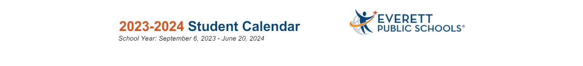District School Academic Calendar for Pass Program