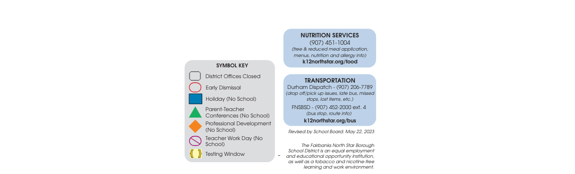 District School Academic Calendar Key for Crawford Elementary