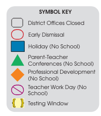 District School Academic Calendar Legend for Alternative Learning Systems
